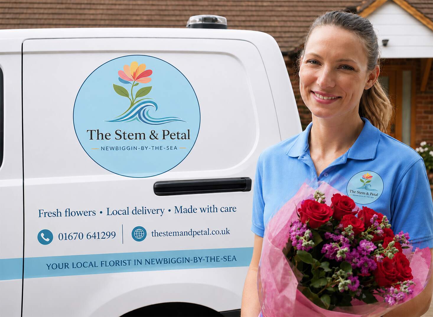 Flower delivery in Newbiggin-by-the-Sea